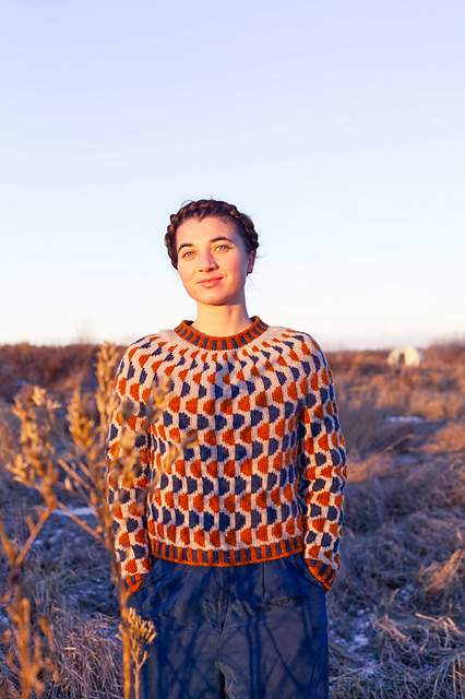 Wax & Wane knitted Pullover