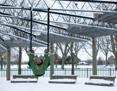 About to fall off the trapeze