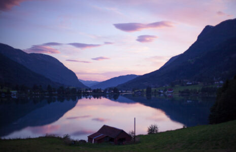 Fjords before dark
