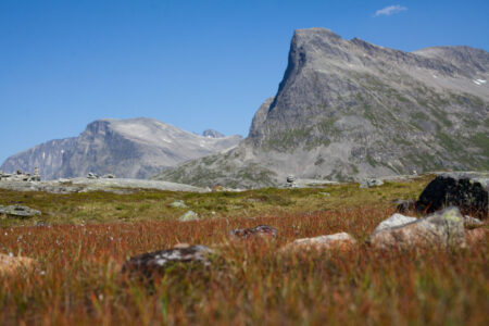 Leaning mountain of Norway