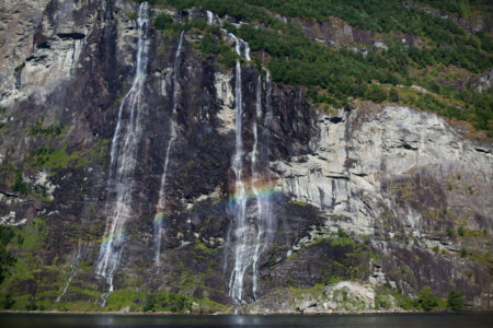 Rainbow on Bridal Veil watterfall