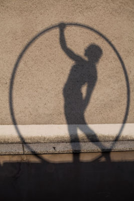 Shadow of Cyr Wheel and me